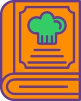 diseño de icono creativo de libro de cocina vector