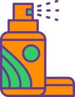 Hairspray Creative Icon Design vector