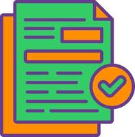 Acceptance Creative Icon Design vector