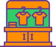 Clothes Rack Creative Icon Design vector