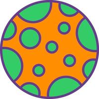 Moon Creative Icon Design vector
