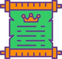Scroll Creative Icon Design vector