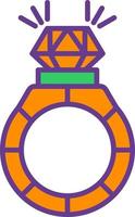 Ring Creative Icon Design vector