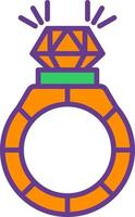 Ring Creative Icon Design vector