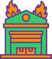 Fire Creative Icon Design vector