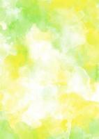 Beautiful bright yellow and green watercolor background. Abstract vivid grunge texture backdrop vector