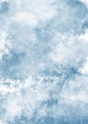 Dark blue grunge texture watercolor background. Abstract paint for photography backdrop. Foggy effect
