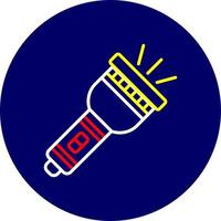 Flashlight Creative Icon Design vector