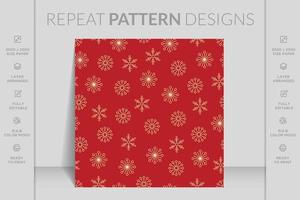 Holiday seamless pattern for Christmas. Pattern for a luxurious gift wrapping paper, greeting cards vector