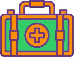 First Aid Kit Creative Icon Design vector