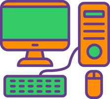 Computer Creative Icon Design vector