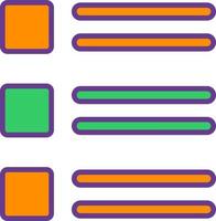 List Creative Icon Design vector