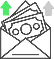 Salary Creative Icon Design vector
