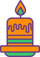 Candle Creative Icon Design vector