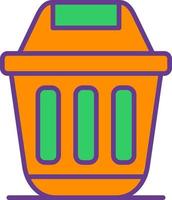 Dumpster Creative Icon Design vector