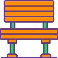 Bench Creative Icon Design vector