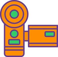 Video Camera Creative Icon Design vector