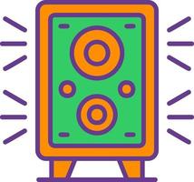 diseño de icono creativo de altavoz vector