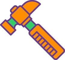 Hammer Creative Icon Design vector