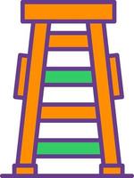 Ladder Creative Icon Design vector