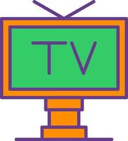 diseño de icono creativo de tv vector