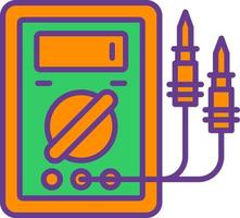 Voltmeter Creative Icon Design vector