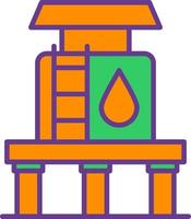 Water Tank Creative Icon Design vector