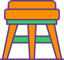 Stool Creative Icon Design vector