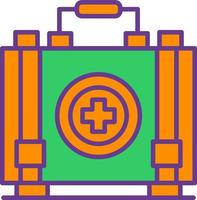 First Aid Kit Creative Icon Design vector