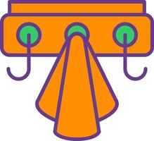 Coat Rack Creative Icon Design vector