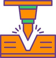 Bending Creative Icon Design vector