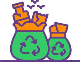 diseño de icono creativo de basura vector