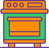 diseño de icono creativo de horno vector