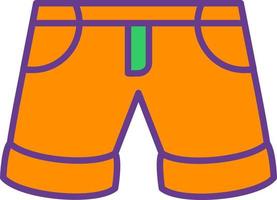 Shorts Creative Icon Design vector
