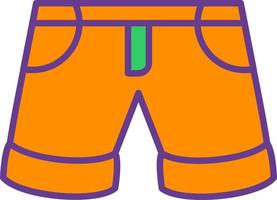 Shorts Creative Icon Design vector