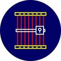 Jail Creative Icon Design vector