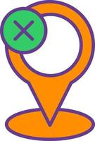 Wrong Creative Icon Design vector