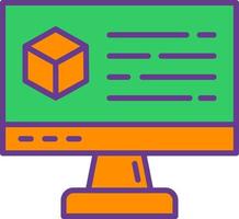 Computer Design Creative Icon Design vector