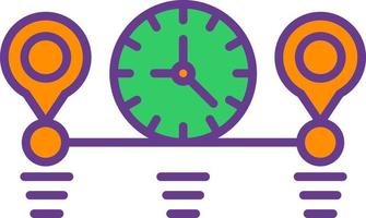 Time Line Creative Icon Design vector
