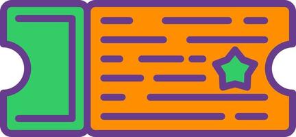 Ticket Creative Icon Design vector