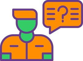 Question Creative Icon Design vector