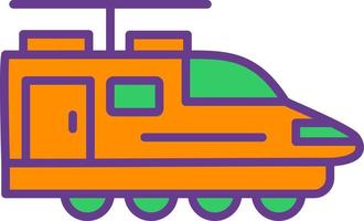 diseño de icono creativo de tren eléctrico vector