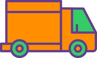 Delivery Truck Creative Icon Design vector