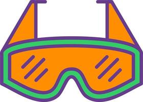 Lab Glasses Creative Icon Design vector