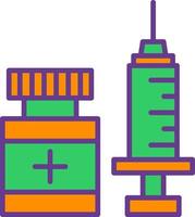 Vaccination Creative Icon Design vector