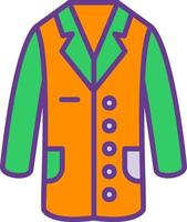 Lab Coat Creative Icon Design vector