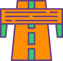 Motorway Creative Icon Design vector