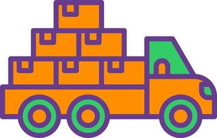 Mover Truck Creative Icon Design vector