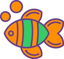 Clown Fish Creative Icon Design vector