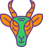 Gazelle Creative Icon Design vector